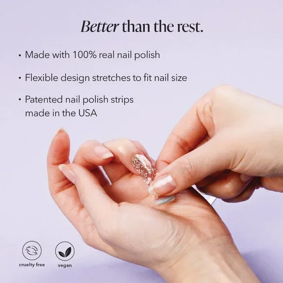 COLOR STREET “Tokyo Lights” Real Nail Polish Strips (NEW & SEALED IN PACKAGE!) - Picture 6 of 9